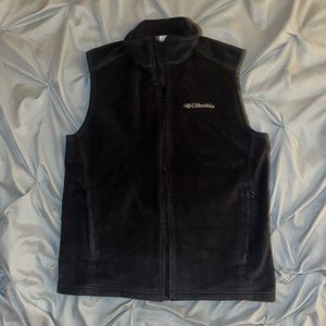 Mens Black Columbia Vest